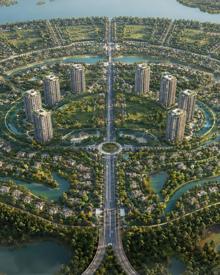 Embassy Biome project exterior reference image